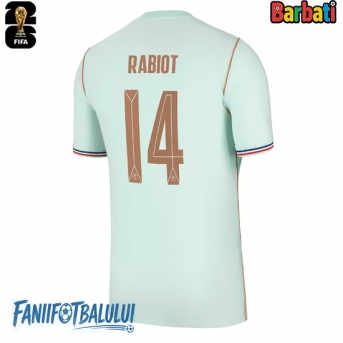 Franța Adrien Rabiot #14 Tricou Fotbal Replică Mondial 2026 Barbati Deplasare